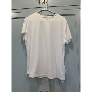 Noukow Performance T Shirt White UPF 50 Mens Size L Activewear